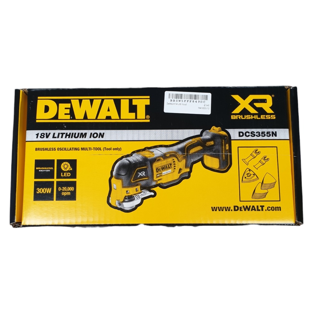 Dewalt DCS355NXJ 18V XR Cordless Oscillating Multi Tool Brushless Body